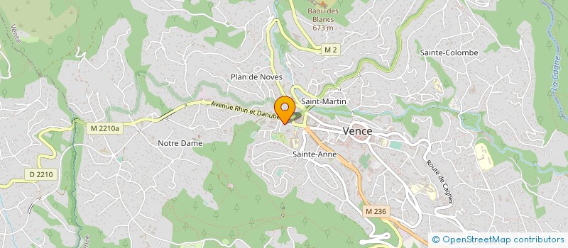 localisation de l'entreprise VENCE MECA 2 à VENCE