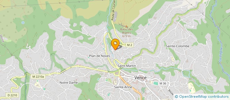 localisation de l'entreprise VENCE TAXI à VENCE