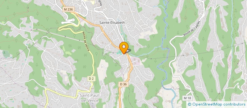 localisation de l'entreprise VENCE TENNIS PADEL CLUB  VENCE