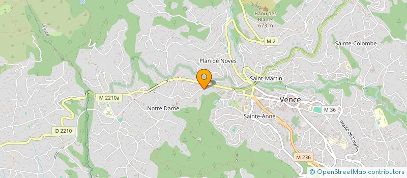 localisation de l'entreprise VENCE VOLLEY BALL à VENCE