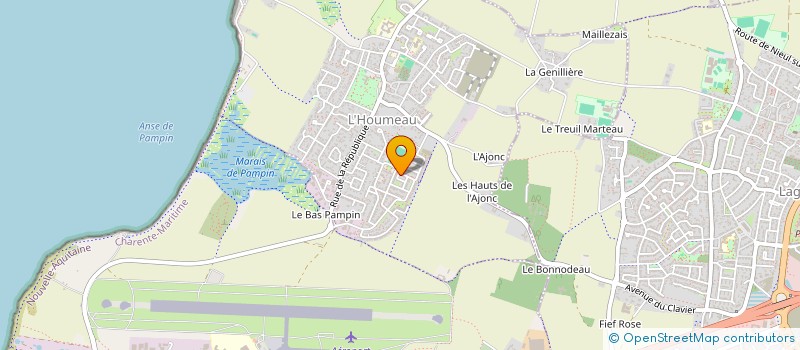 localisation de l'entreprise VENCESLAS POSE ET SERVICES  L'HOUMEAU