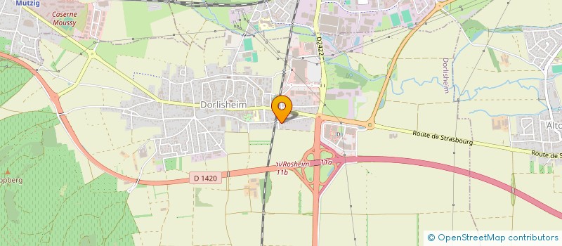 localisation de l'entreprise VENCOLINE  DORLISHEIM