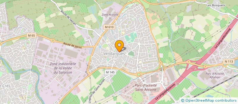 localisation de l'entreprise VEND ALTITUDE à VENDARGUES