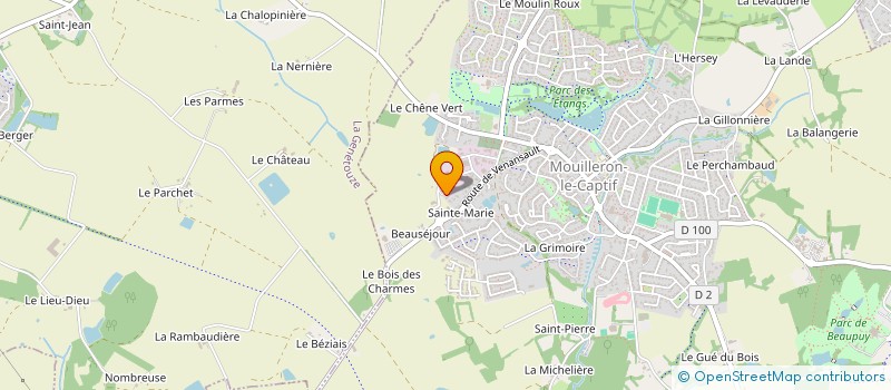 localisation de l'entreprise VEND'EPICERIE à MOUILLERON-LE-CAPTIF