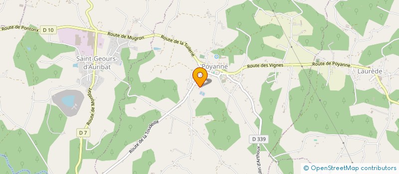 localisation de l'entreprise VEND'HOME BOIS  POYANNE