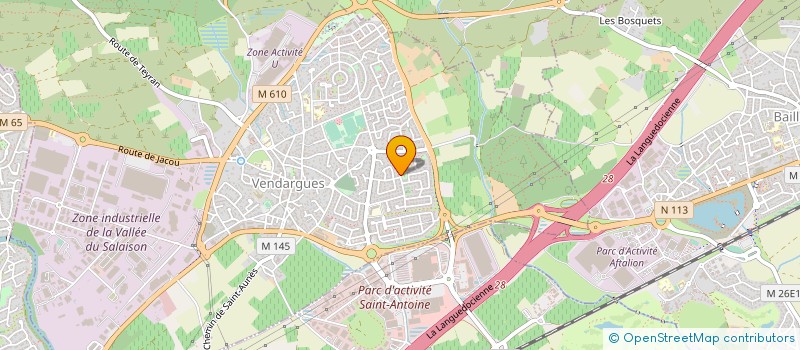 localisation de l'entreprise VEND'OC PRESENCE à VENDARGUES