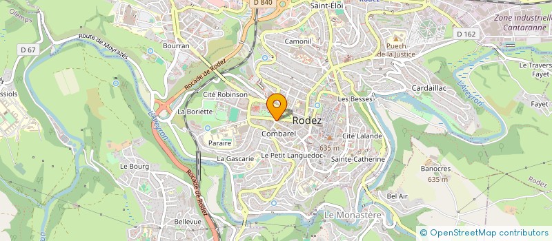 localisation de l'entreprise VEND'S DE FETE  RODEZ