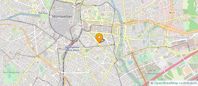 localisation de l'entreprise VENDANGES à MONTPELLIER