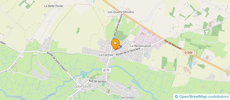 localisation de l'entreprise VENDE ELECTRICITE à SALLERTAINE
