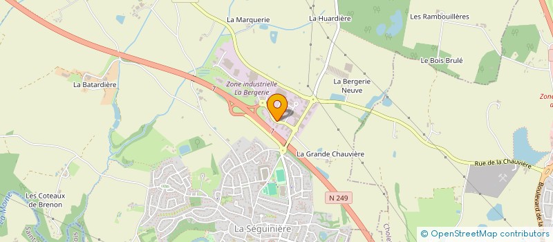 localisation de l'entreprise VENDE-GARNIER  LA SEGUINIERE