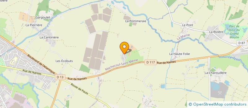 localisation de l'entreprise VENDEA à MACHECOUL-SAINT-MEME