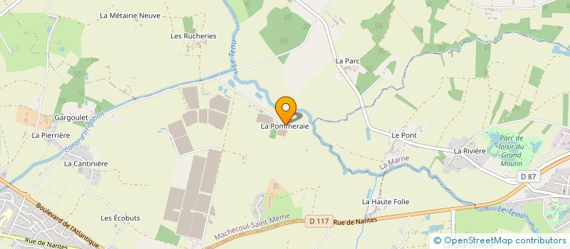 localisation de l'entreprise VENDEA à MACHECOUL-SAINT-MEME