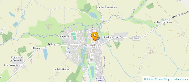 localisation de l'entreprise VENDEAN' UKULELE  SAINTE-FOY