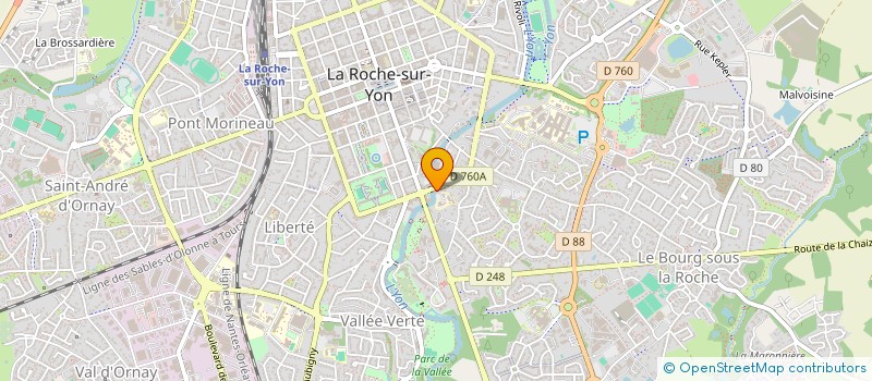 localisation de l'entreprise VENDEE à LA ROCHE-SUR-YON