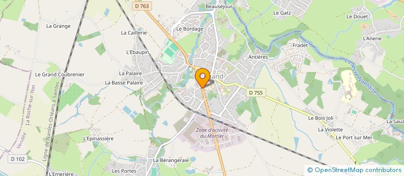 localisation de l'entreprise VENDEE BOCAGE TRADITION  CUGAND