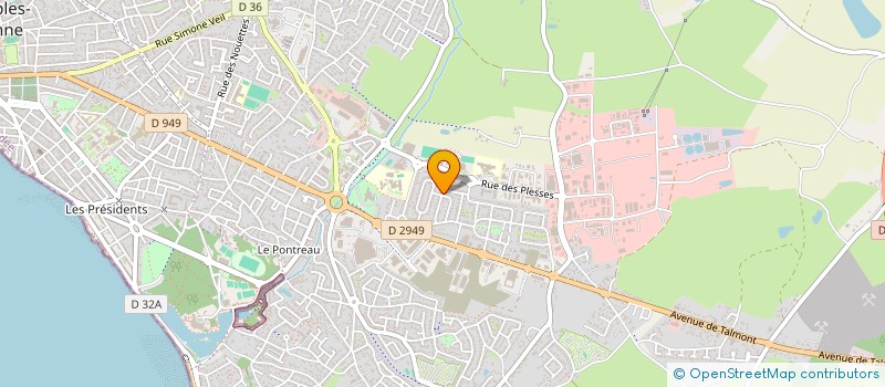 localisation de l'entreprise VENDEE BOXE COTE DE LUMIERE à LES SABLES D'OLONNE