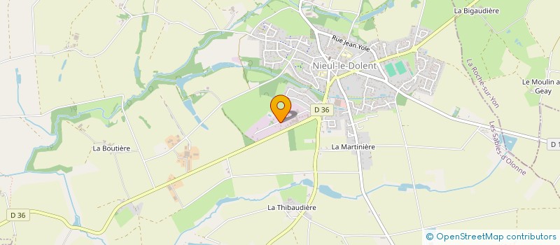 localisation de l'entreprise VENDEE COMPOSITES à NIEUL-LE-DOLENT