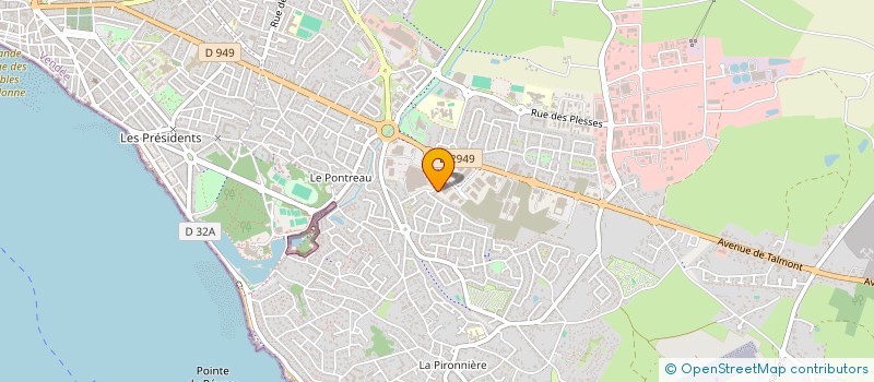 localisation de l'entreprise VENDEE CONFORT MEDICAL à LES SABLES D'OLONNE