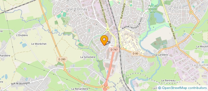localisation de l'entreprise VENDEE COURTAGE TRAVAUX à LA ROCHE-SUR-YON