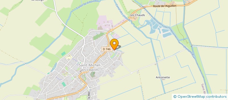 localisation de l'entreprise VENDEE DU SUD ATTRACTIVITE à SAINT MICHEL EN L'HERM