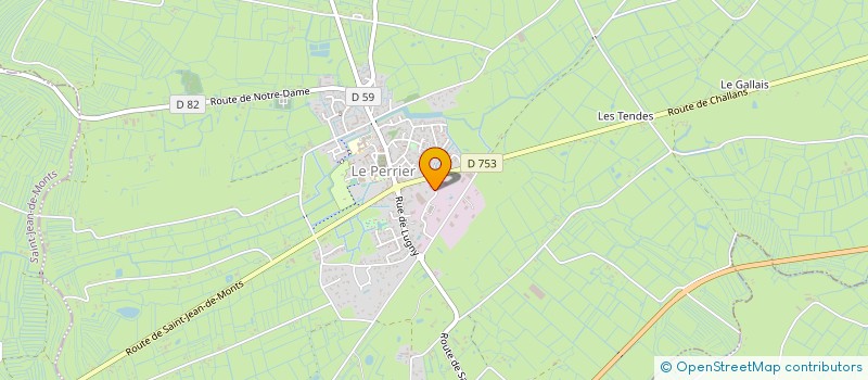 localisation de l'entreprise VENDEE ECO HABITAT  LE PERRIER