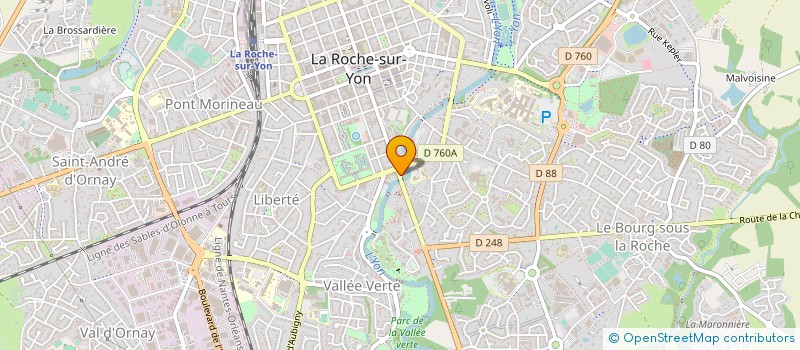 localisation de l'entreprise VENDEE ENERGIES NOUVELLES  LA ROCHE-SUR-YON