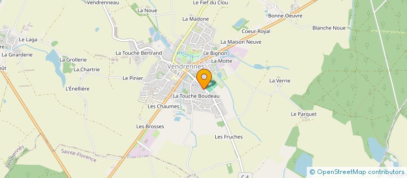 localisation de l'entreprise VENDEE ENGINEERING à SAINT-FULGENT