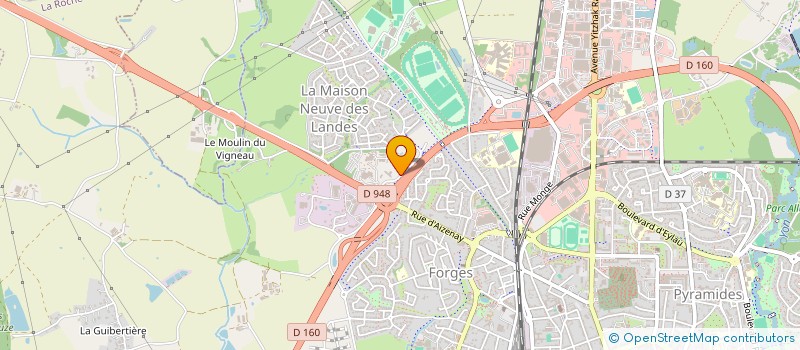 localisation de l'entreprise VENDEE EXPANSION - SEM  LA ROCHE-SUR-YON