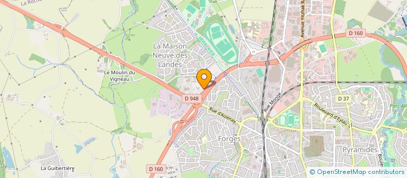 localisation de l'entreprise VENDEE EXPANSION - SPL à LA ROCHE-SUR-YON