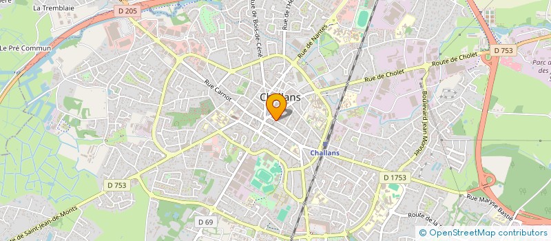 localisation de l'entreprise VENDEE EXPEDITION à CHALLANS