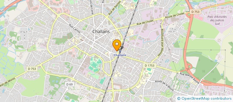 localisation de l'entreprise VENDEE GRANDS CRUS à CHALLANS