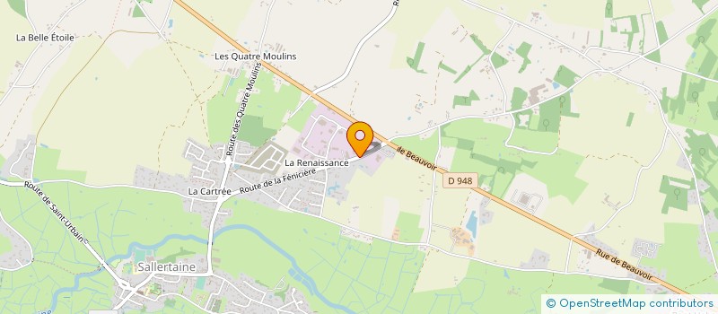 localisation de l'entreprise VENDEE LITTORAL BOIS à SALLERTAINE