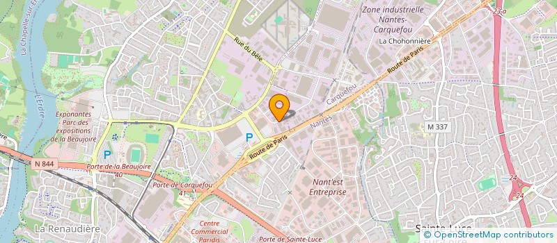 localisation de l'entreprise VENDEE LOIRE ACCROCHAGE DECOUPE à NANTES