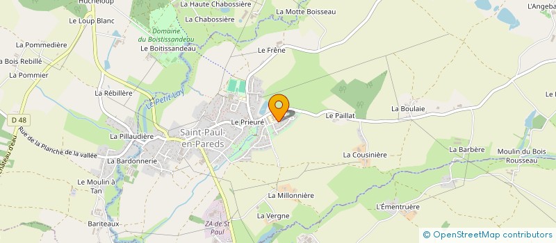 localisation de l'entreprise VENDEE METALLERIE SERVICE à SAINT-PAUL-EN-PAREDS