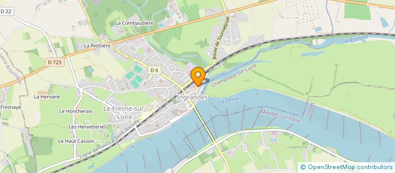 localisation de l'entreprise VENDEE MILITAIRE à INGRANDES-LE-FRESNE-SUR-LOIRE