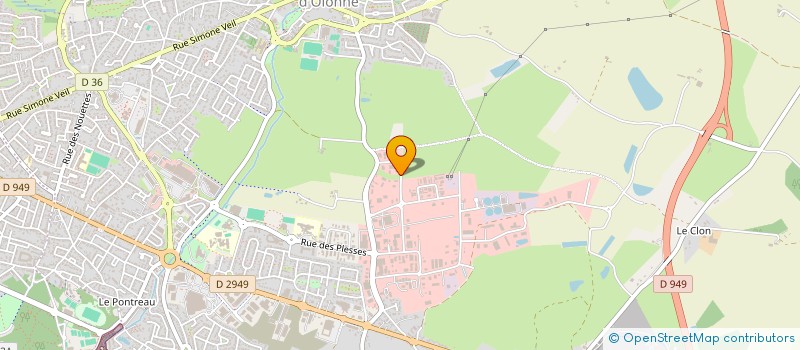 localisation de l'entreprise VENDEE NETTOYAGE TOITURE  LES SABLES-D'OLONNE