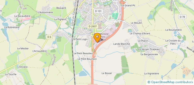 localisation de l'entreprise VENDEE OCCASIONS UTILITAIRES SERVICES à BELLEVIGNY