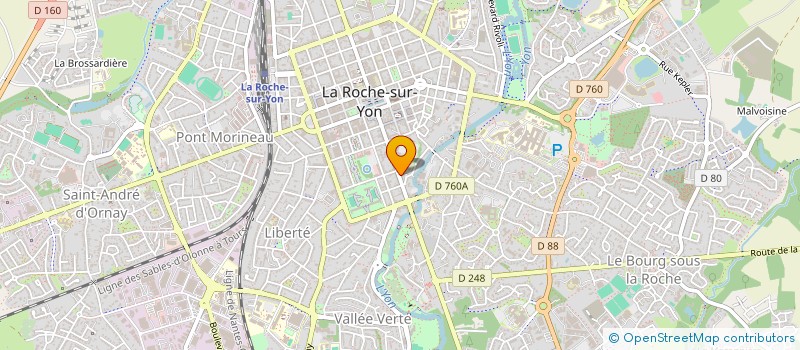 localisation de l'entreprise VENDEE PARE BRISE à LA ROCHE-SUR-YON