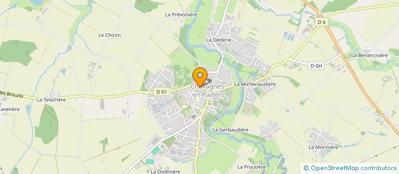 localisation de l'entreprise VENDEE PATRIMOINE COURTAGE  CHAVAGNES-EN-PAILLERS
