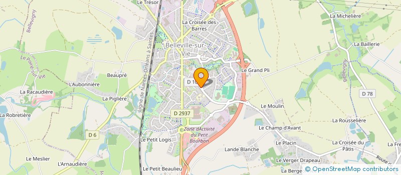 localisation de l'entreprise VENDEE POIRE SUR VIE FOOTBALL à LE POIRE-SUR-VIE