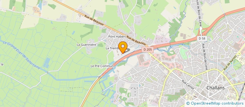 localisation de l'entreprise VENDEE POSE à SALLERTAINE