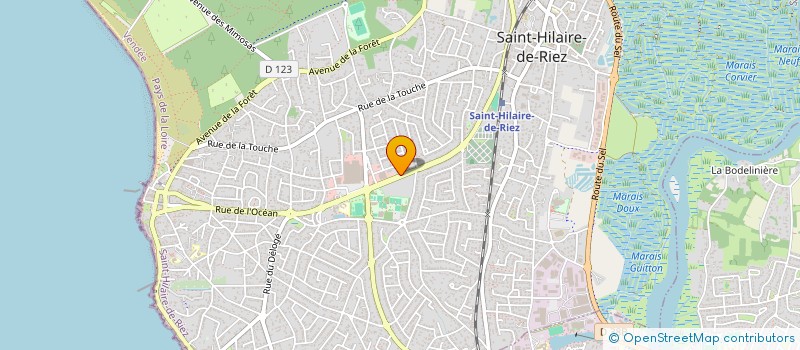 localisation de l'entreprise VENDEE RECTIFICATION  SAINT-HILAIRE-DE-RIEZ