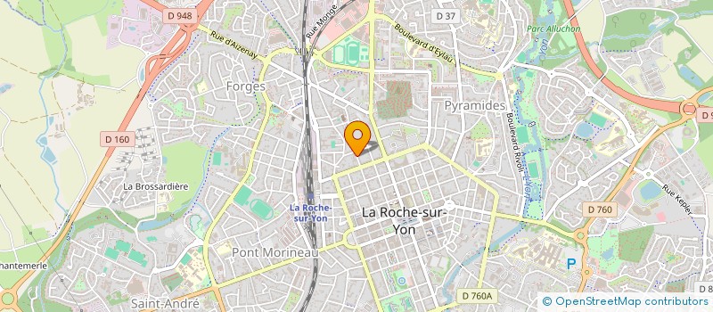 localisation de l'entreprise VENDEE RENCONTRE ARTISTES CREATEURS à LA ROCHE-SUR-YON