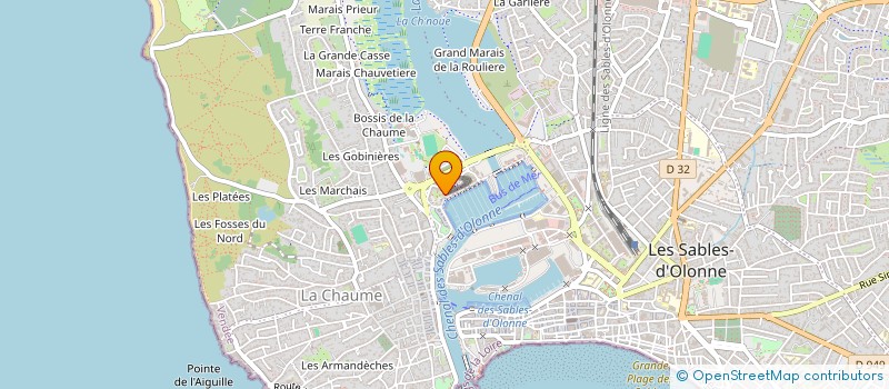 localisation de l'entreprise VENDEE RENOV DECO à LES SABLES D'OLONNE