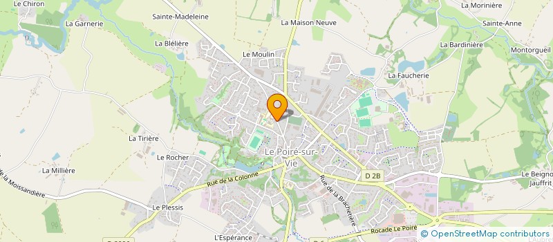 localisation de l'entreprise VENDEE'SPOIR à LE POIRE-SUR-VIE