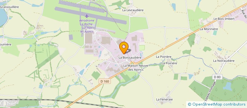 localisation de l'entreprise VENDEE SPORT AERIENS à LA ROCHE-SUR-YON