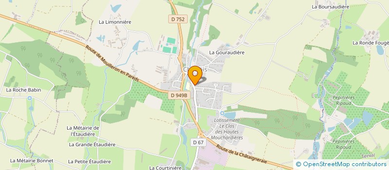 localisation de l'entreprise VENDEE SPORT AUTO à CHEFFOIS