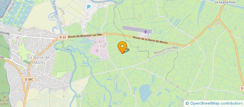 localisation de l'entreprise VENDEE TRANS BOIS à LA BARRE-DE-MONTS