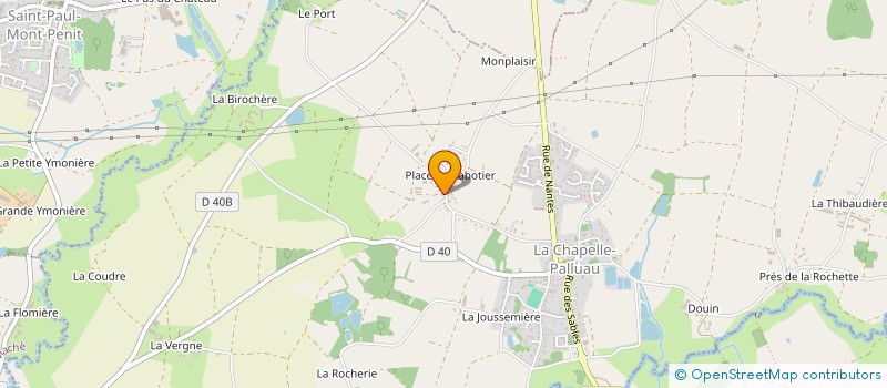 localisation de l'entreprise VENDEE TUK TUK à LA CHAPELLE-PALLUAU