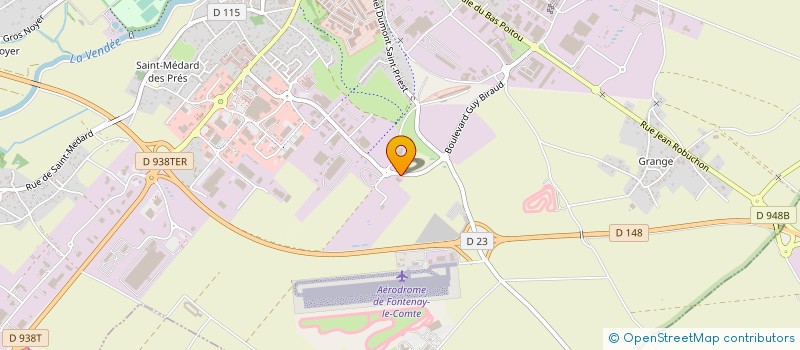 localisation de l'entreprise VENDEENNE DE TOLERIE ET DE MECANIQUE à FONTENAY-LE-COMTE